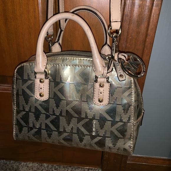 Michael Kors Handbags - gold MK purse